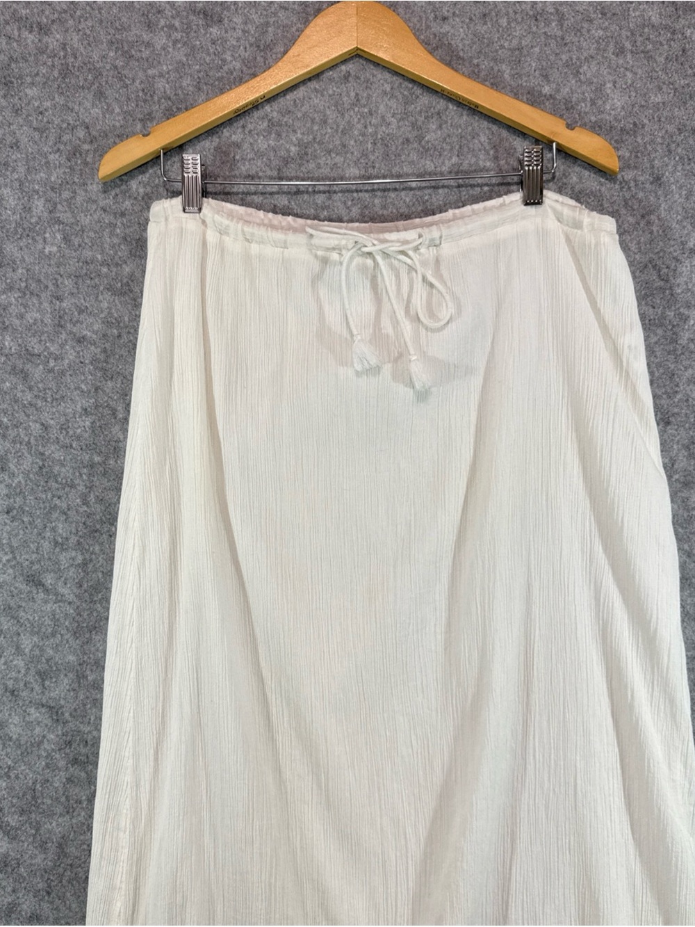 Eddie Bauer Maxi Skirt - Womens S - White Cream Bohemian Hippie Cottagecore - Picture 2 of 13